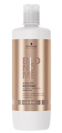 Schwarzkopf Professional Keratin Restore Blonde Shampoo - Шампунь кератиновое восстановление для всех оттенков блонд 1000 мл
