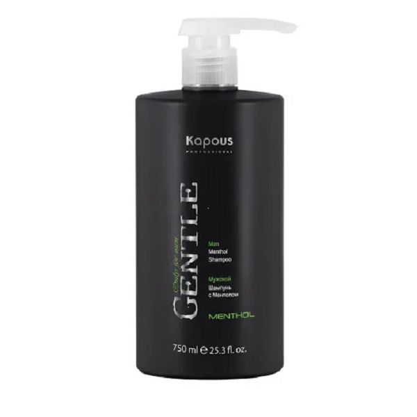 Kapous Мужской шампунь с Ментолом серии `Gentlemen`,  750 мл
