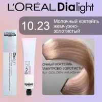 Краска для волос LOREAL DIA Light 10.23 (Очень очень светлый блондин перламутровый золотистый)