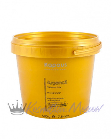 Обесцвечивающий порошок с маслом арганы для волос - Kapous Fragrance free Arganoil Bleaching Powder 500 г