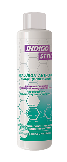 Бальзам-маска антиспам для волос - глубокое очищение и защита от повреждений 1000 мл INDIGO