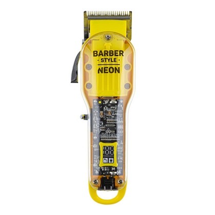 Машинка для стрижки DEWAL PRO NEON YELLOW, аккум\\сет, 6000 об\\мин, нож 45 мм, 0,8 - 2,0 мм, 6 нас
