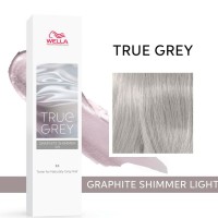 Wella Professionals Тонер для натуральных седых волос True Grey, Graphite Shimmer Light нейтральный серый светлый, 60 мл