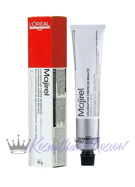 Loreal Крем-краска МАЖИРУЖ Ионен G и incell 6.64 темный блондин красно-медный 06/22