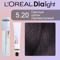Крем-краска для волос Loreal Dia Light 5.20 (Светлый шатен интенсивный фиолетовый)