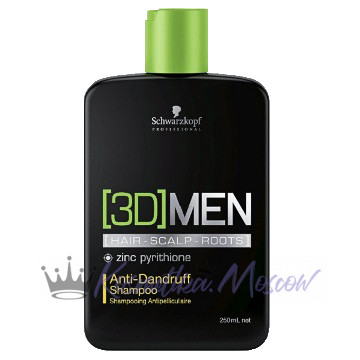 Шампунь против перхоти - Schwarzkopf Professional [3D]MEN Anti Dandruff Shampoo 250 мл