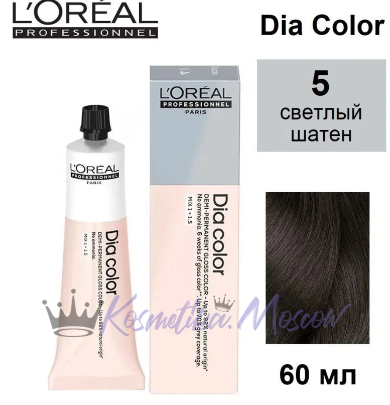 L'Oreal Dia Color 5 светлый шатен 60мл