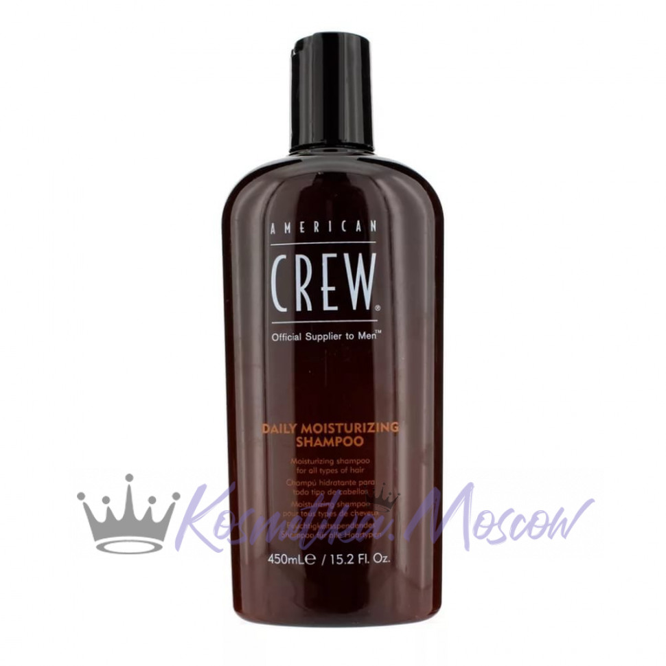 Шампунь для ежедневного ухода за нормальными и сухими волосами - American Crew Daily Moisturizing Shampoo 450 мл