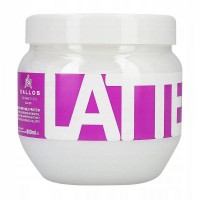 Питательная маска с молочным белком Kallos Cosmetics Latte Hair Mask для поврежденных волос 800 мл