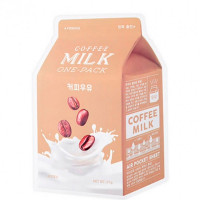 A'PIEU Омолаживающая маска с экстрактом кофе и коллагеном Coffee Milk One - Pack