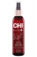 Тоник несмываемый для защиты цвета волос с маслом лепестков роз Чи - CHI Rose Hip Oil Repair And Shine Leave - In Tonic 118 мл