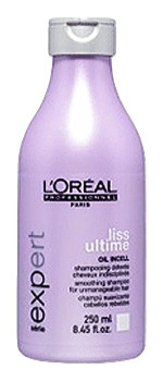 Разглаживающий шампунь для сухих и непослушных волос - Loreal Liss Unlimited Shampoo (Лис анлимитед шампунь)