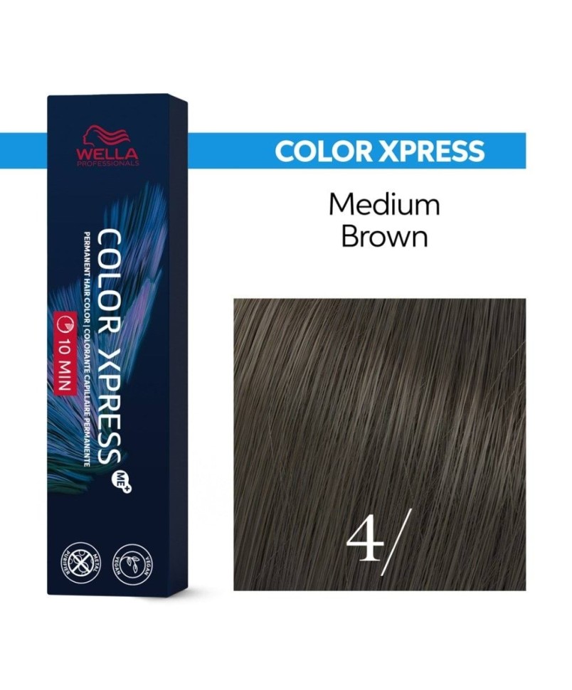 Wella краска Color Xpress 10` 4/ Medium Brown, 60 мл