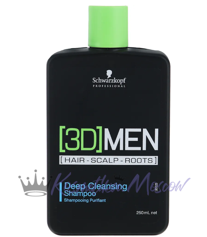 Шампунь для глубокого очищения - Schwarzkopf [3D]MEN Deep Cleansing Shampoo 250 мл