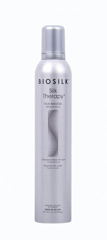 Мусс для укладки средней фиксации - BioSilk Silk Therapy Mousse 360 мл