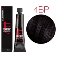 Стойкая профессиональная краска для волос - Goldwell Topchic Hair Color Coloration 4ВР (Жемчужный горький шоколад)