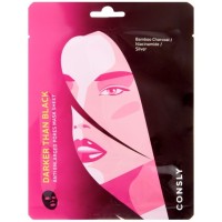 CONSLY Тканевая маска против расширенных пор Darker than Black Anti Enlarged Pores Mask Sheet 25 мл