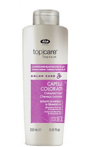 Кондиционер после окрашивания 250 мл - Top Care Repair Color Care PH Balancer Conditioner LISAP