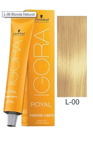 Блонд натуральный - Schwarzkopf Igora Royal Fashion Lights L-00 60 мл