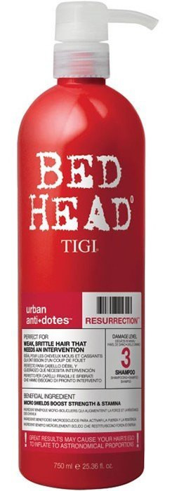 Шампунь для сильно поврежденных волос - уровень 3 - TIGI BH Urban Anti+dotes Resurrection Shampoo 750 мл