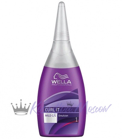 Лосьон с мягкой формулой для окрашенных и чувствительных волос - Wella Curl-It Baseline Mild 75 мл
