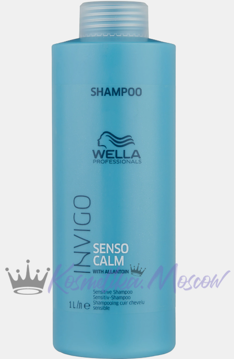 Шампунь для чувствительной кожи головы - Wella Professional Balance Calm Sensitive Shampoo 1000 мл