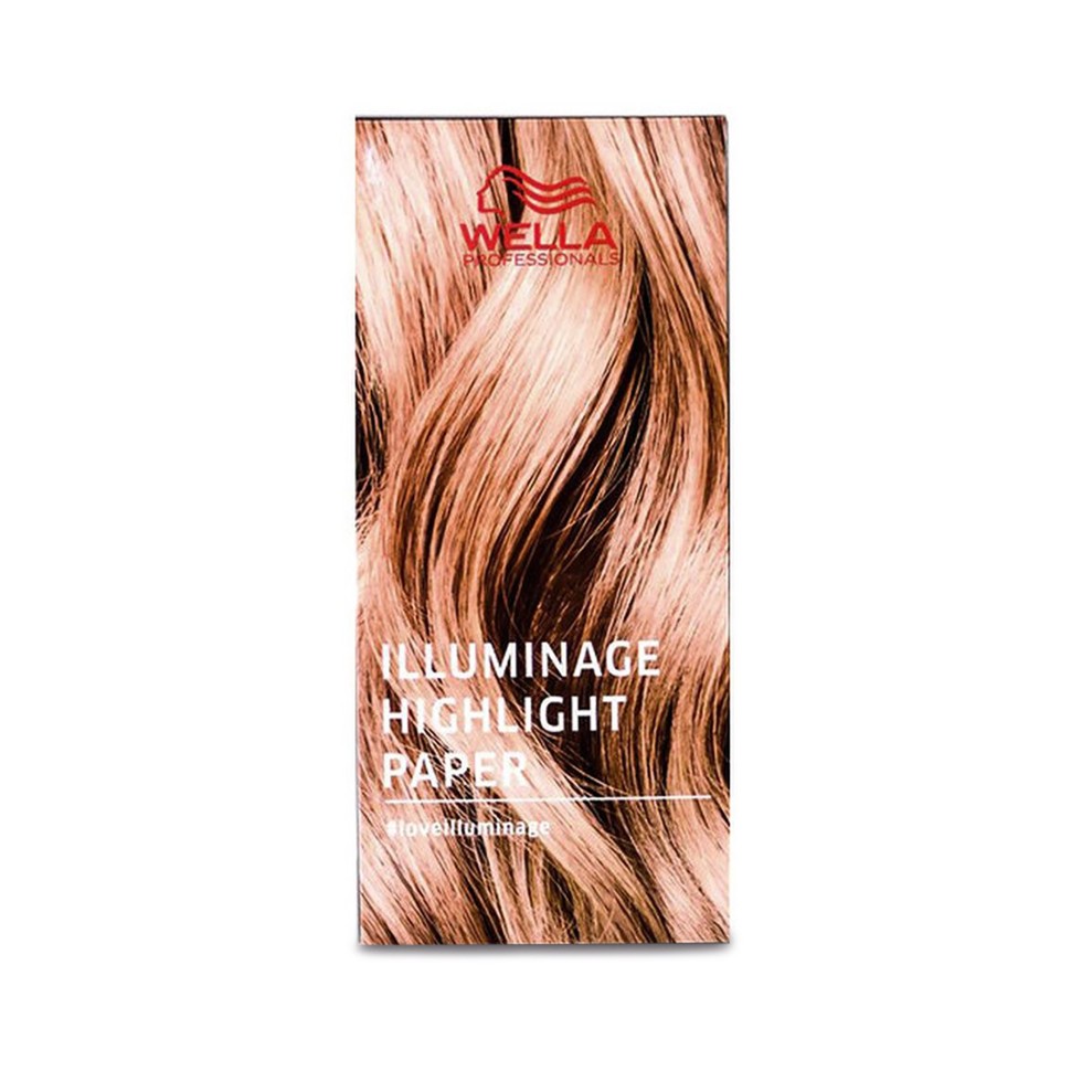 Wella с Плотная,ламинированная фольгой бумага для мелирования ILLUMINAGE 50*11см