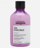 Разглаживающий шампунь для сухих и непослушных волос - Loreal Liss Unlimited Shampoo (Лис анлимитед шампунь) 300 мл
