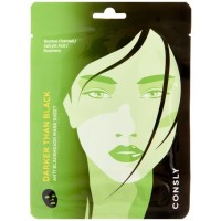 CONSLY Тканевая маска против черных точек Darker than Black Anti Blackheads Mask Sheet 25 мл