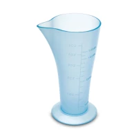 Стакан мерный DEWAL, голубой, с носиком 20 мл