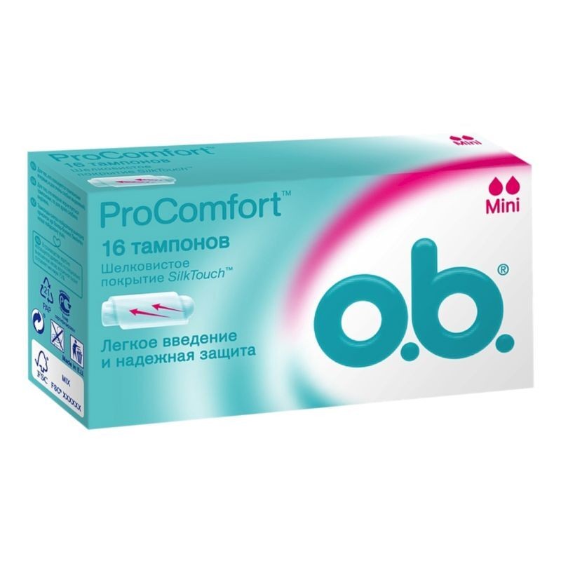 OB Тампоны женские MINI 16 шт