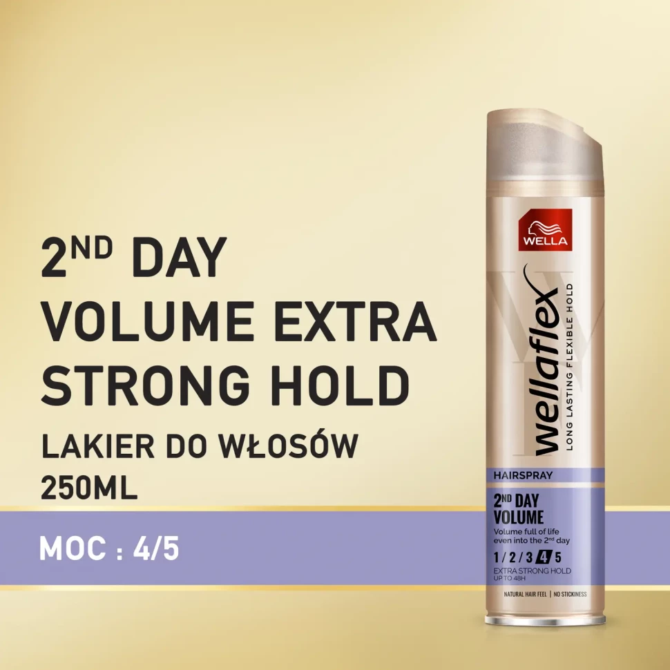 Wella WellaFlex Volume 2Day Лак для волос Объем до 2-х дней ЭСФ 250 мл
