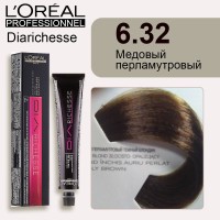 Краска для волос Loreal Dia Richesse 6.32 (Темный блондин золотисто-перламутровый)