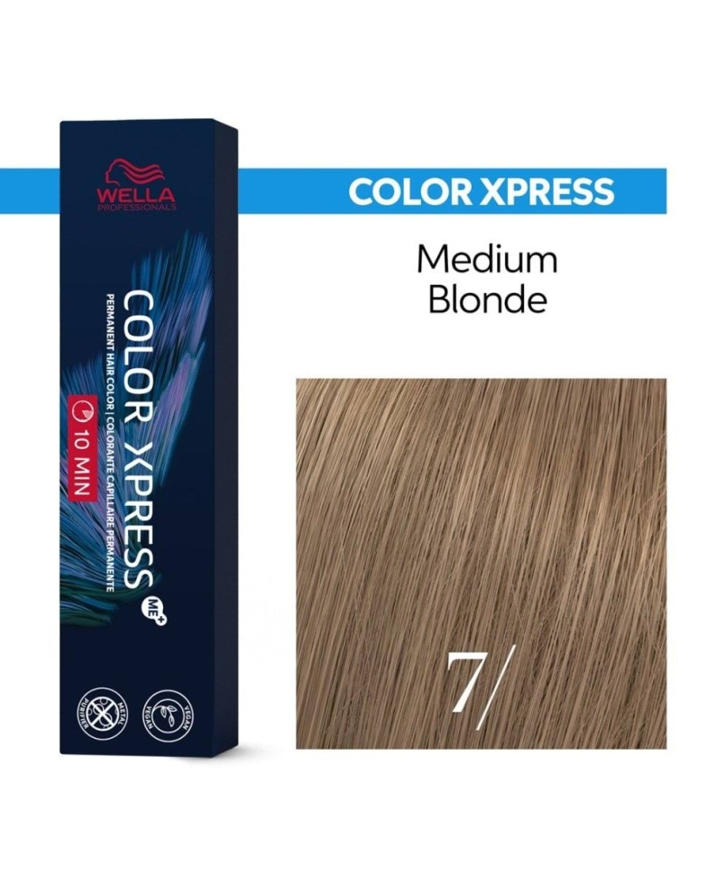 Wella краска Color Xpress 10` 7/ Medium blonde, 60 мл