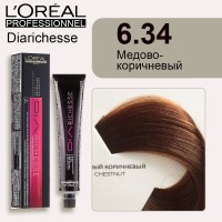 Краска для волос Loreal Dia Richesse 6.34 (Медовый коричневый )