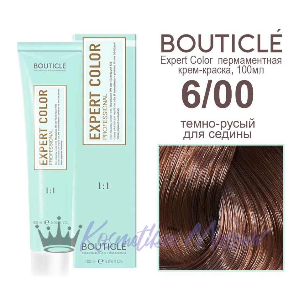 6/00 темно-русый для седины BOUTICLE Expert color 100 мл