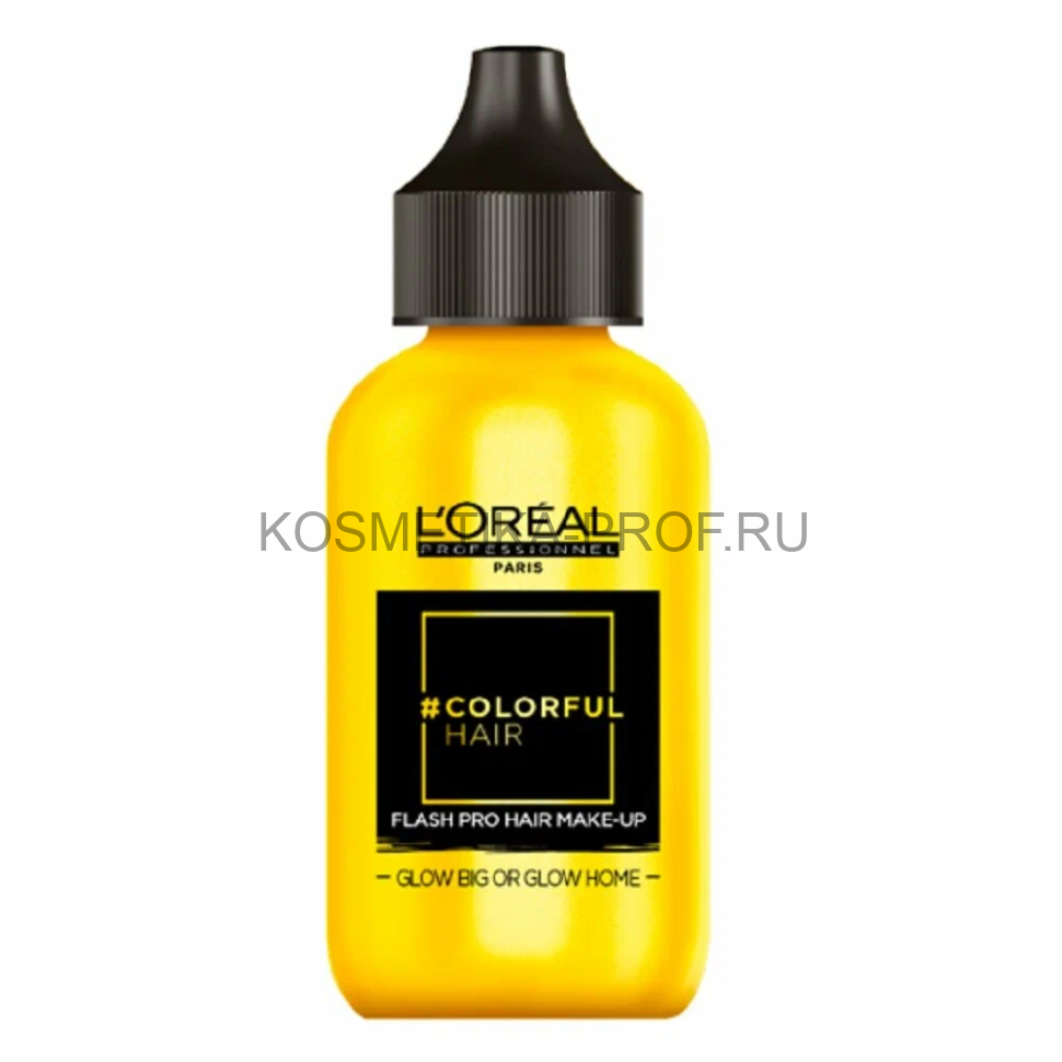 L`Orеal Prof Краска-макияж д/волос COLORFULHAIR Flash Glow Big Gold Glow Home,60 мл