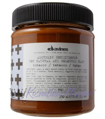Кондиционер для натуральных и окрашенных волос (табак) -Davines Alchemic Conditioner for natural and coloured hair (tobacco) 250 мл