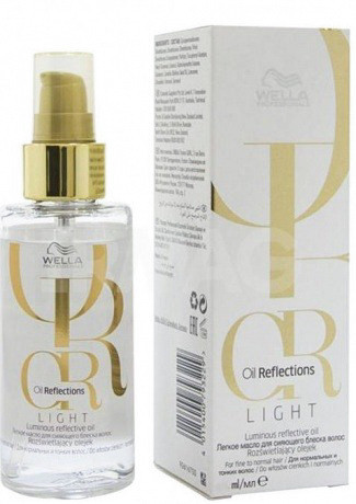 Wella Oil Reflections Light Luminous Reflective Oil Легкое масло для сияющего блеска волос, 100 мл
