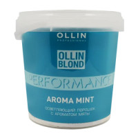 OLLIN BLOND Performance Aroma Mint Осветляющий порошок с ароматом мяты 500г