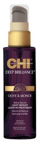 Легкая несмываемая сыворотка-сияние CHI Deep Brilliance Olive and Monoi Shine Serum 177 мл