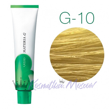 Lebel Materia Grey G-10 (яркий блонд желтый) - Перманентная краска для седых волос 120 мл