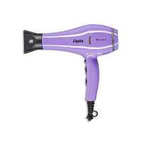 Фен DEWAL FIESTA, лаванда, 2600Вт, ионизация, свеодиод, 2нас+1дифф+ 2фильтра, провод 3м