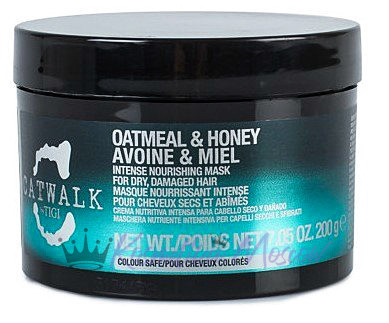 Маска для питания сухих и ломких волос - TIGI Catwalk Oatmeal & Honey Mask 200 мл