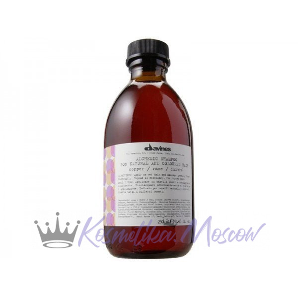 Davines Alchemic Shampoo for natural and coloured hair (copper) Давинес медный 280 мл