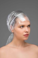 Косынка полиэтиленпрозрачный 80 шт/упк (в коробке, поштучной укладки), Чистовье