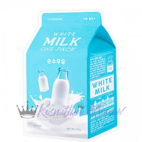 A'PIEU Тканевая увлажняющая маска с молочными протеинами Milk One-Pack