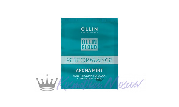 OLLIN BLOND Performance Aroma Mint Осветляющий порошок с ароматом мяты 30гр