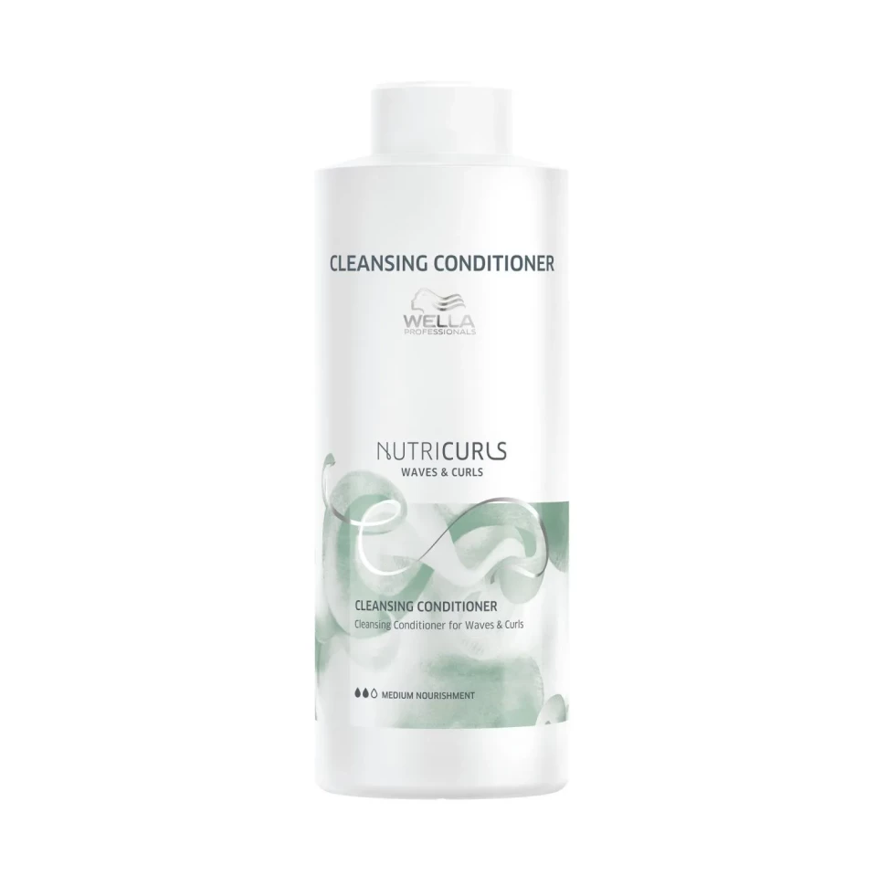 Wella NUTRI CURLS Бальзам для вьющихся и кудрявых волос Conditioner Waves/Curls, 1000 мл
