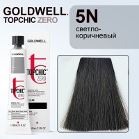 Стойкая профессиональная краска для волос - Goldwell Topchic Hair Color Coloration 5N (светло-коричневый)